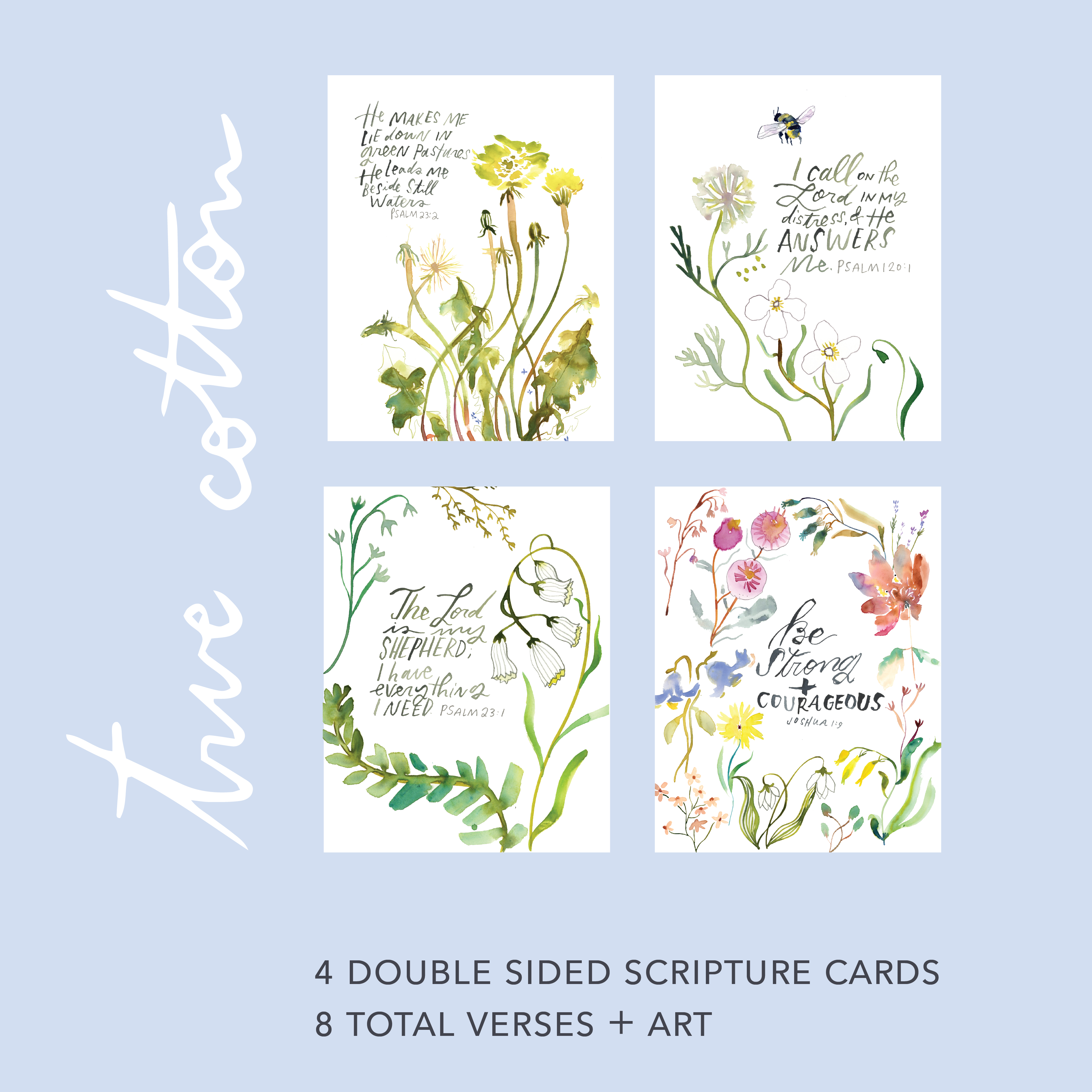 4 Card Scripture set